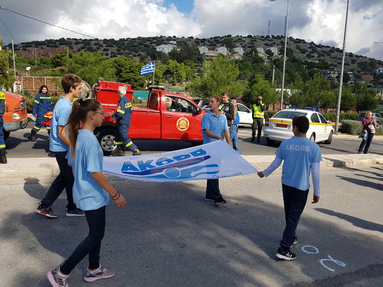 Τα δελφίνια του ΑΚΟΒΒ στην παρέλαση της 28ης Οκτωβρίου